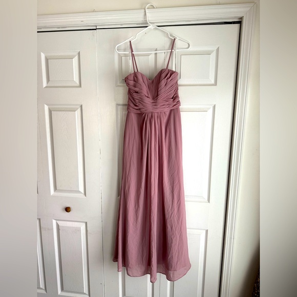 David's Bridal Dresses & Skirts - David’s Bridal Bridesmaid Gown - Mauve, Sz 4
